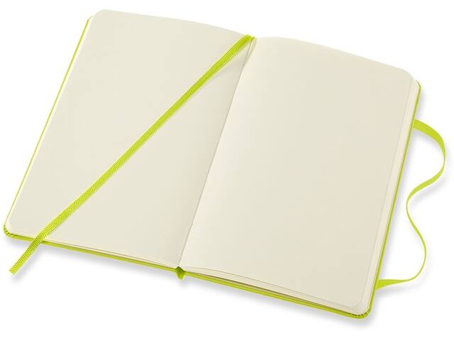 Notitieboek Moleskine pocket 90x140 blc hc lem gn