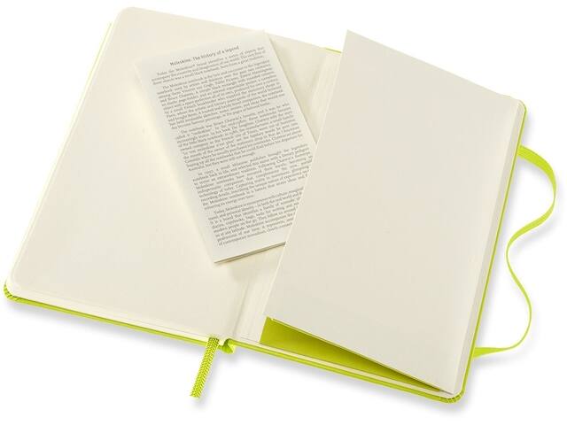Notitieboek Moleskine pocket 90x140 blc hc lem gn