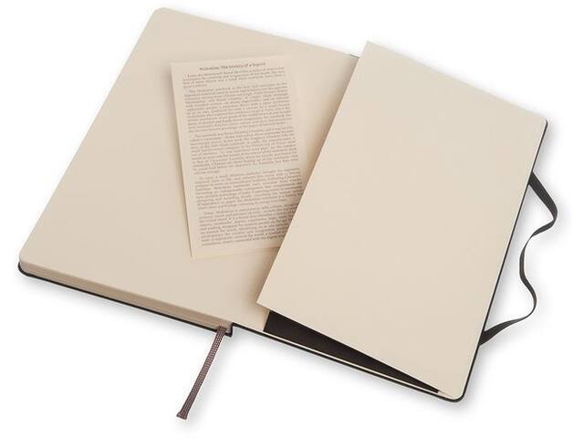 Notitieboek Moleskine large 130x210 dots hc zw