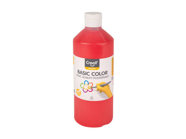 Plakkaatverf Creall Basic lichtrood 500ml