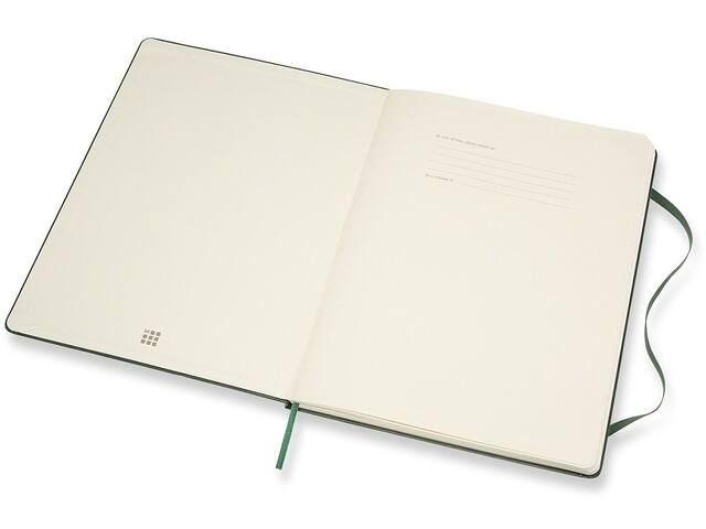 Notitieboek Moleskine XL 190x250 blc hc myrt gn