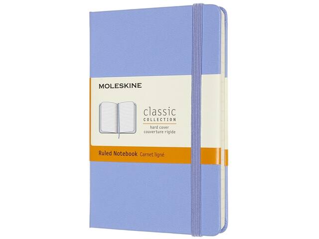 Notitieboek Moleskine pocket 90x140 ln hc hydr bl