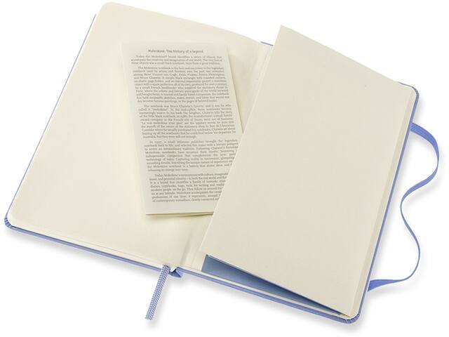 Notitieboek Moleskine pocket 90x140 ln hc hydr bl