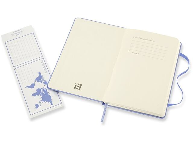 Notitieboek Moleskine pocket 90x140 ln hc hydr bl