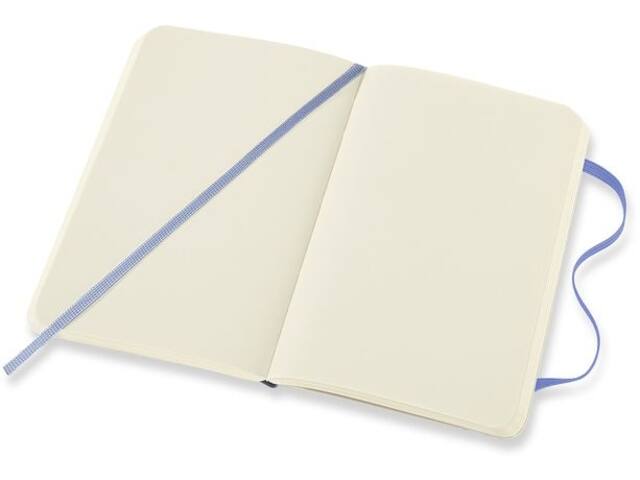 Notitieboek Moleskine pocket 90x140 blc sc hydr bl