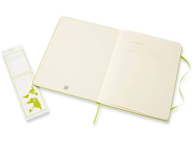 Notitieboek Moleskine XL 190x250 blc hc lem gn