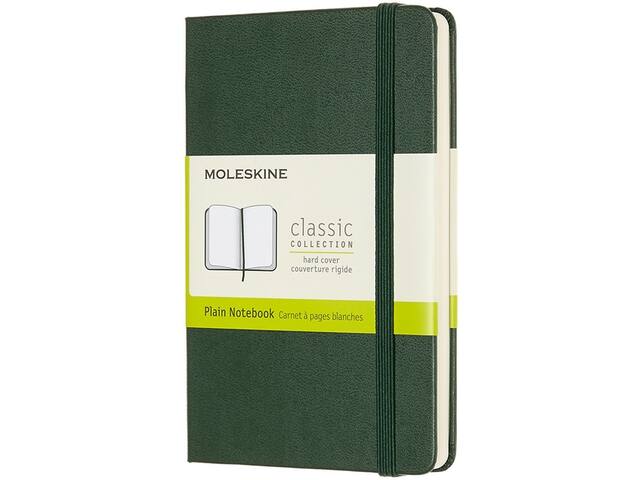 Notitieboek Moleskine pocket 90x140 blc hc myrt gn