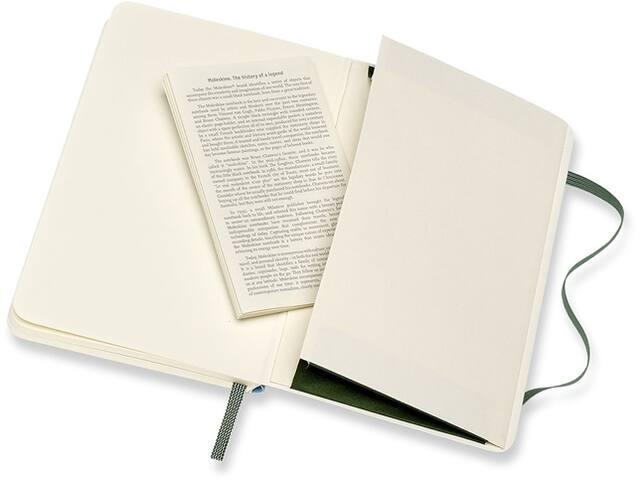 Notitieboek Moleskine pocket 90x140 blc sc myrt gn