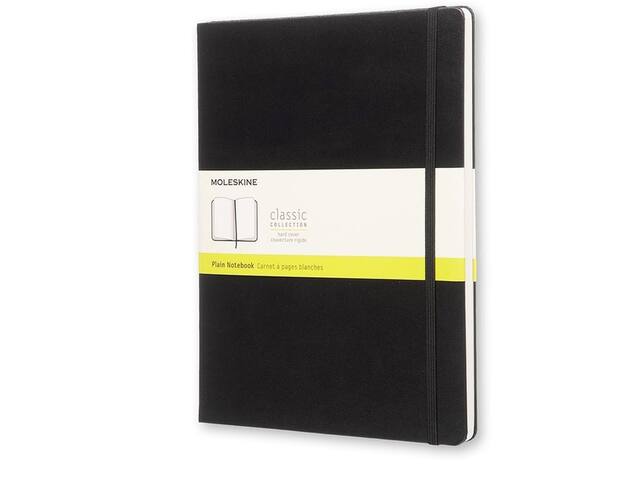 Notitieboek Moleskine XL 190x250 blc hc zw