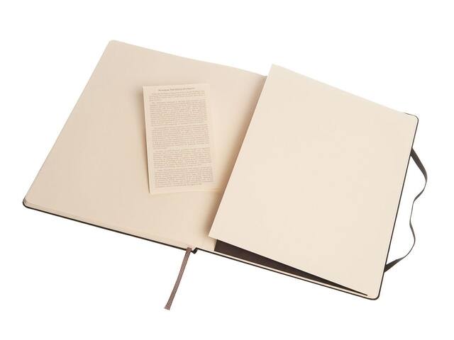 Notitieboek Moleskine XL 190x250 blc hc zw