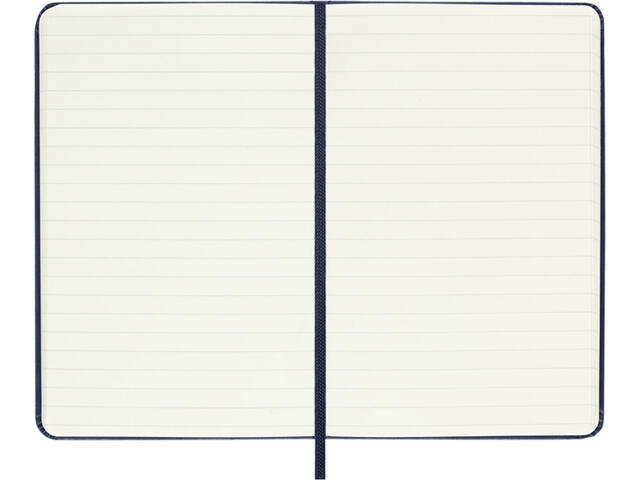 Notitieboek Moleskine pocket 90x140 ln hc sapp bl