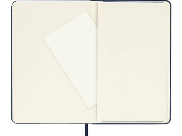 Notitieboek Moleskine pocket 90x140 ln hc sapp bl