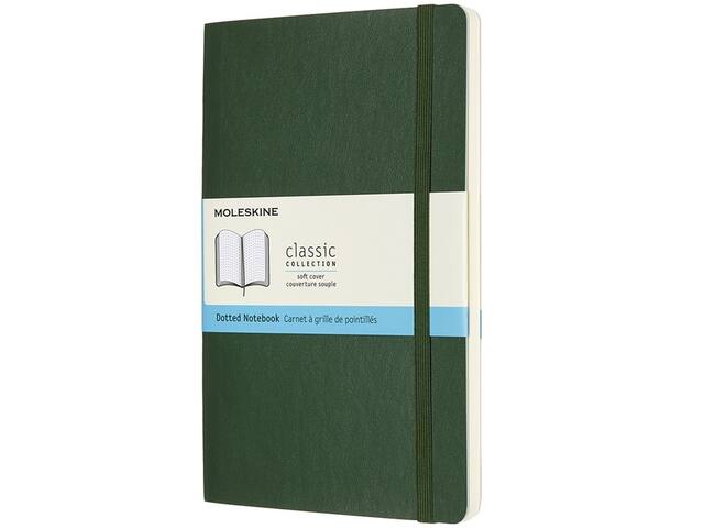Notitieboek Moleskine large 130x210 dot sc myrt gn