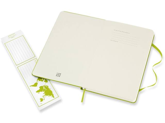 Notitieboek Moleskine large 130x210 blc hc lem gn