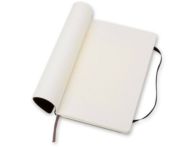 Notitieboek Moleskine large 130x210 ruit 5x5 sc zw