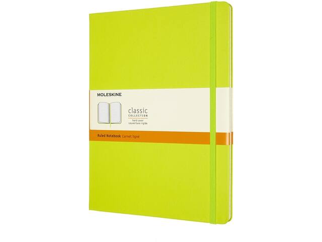 Notitieboek Moleskine XL 190x250 ln hc lem gn