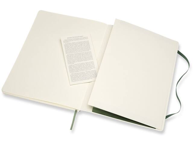 Notitieboek Moleskine XL 190x250 blc sc myrt gn