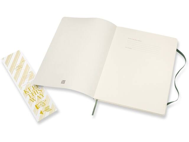 Notitieboek Moleskine XL 190x250 blc sc myrt gn