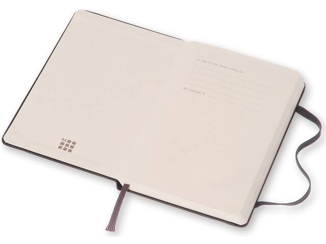 Notitieboek Moleskine pocket 90x140 dots hc zw