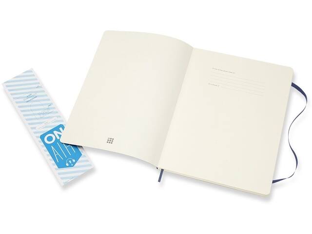 Notitieboek Moleskine XL 190x250 ln sc sapp bl