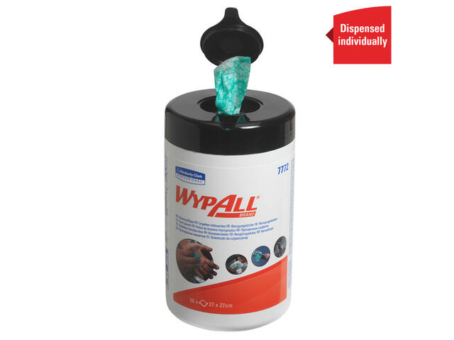 Reinigingsdoek WypAll PowerClean bus groen 7772