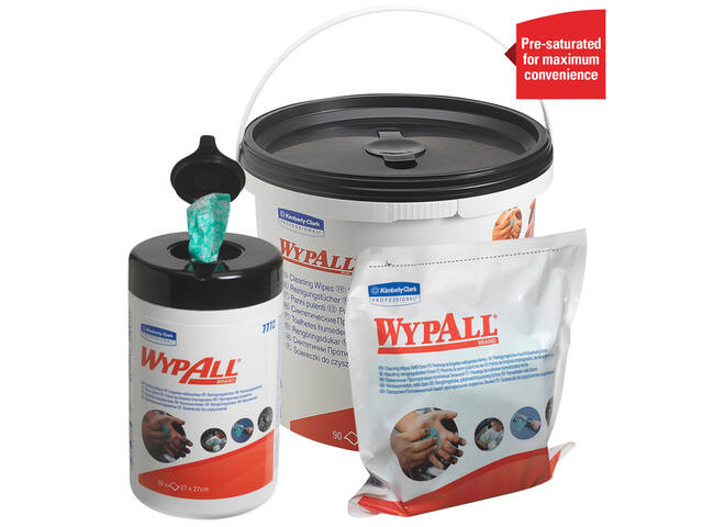 Reinigingsdoek WypAll PowerClean bus groen 7772