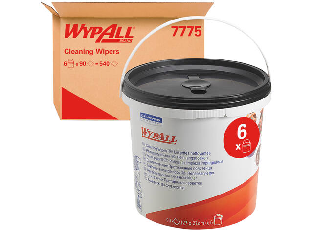 Reinigingsdoek WypAll PowerClean emmer groen 7775