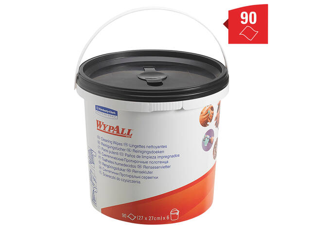 Reinigingsdoek WypAll PowerClean emmer groen 7775