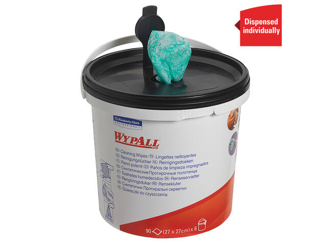 Reinigingsdoek WypAll PowerClean emmer groen 7775