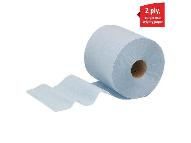 Poetspapier WypAll L20 GeneralClean blauw 7302