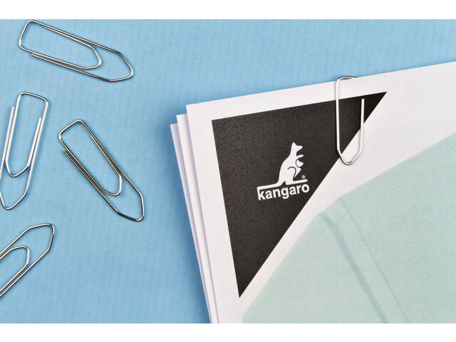 Paperclip Kangaro 32mm hoekig verzinkt