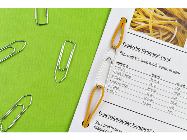 Paperclip Kangaro 32mm hoekig verzinkt