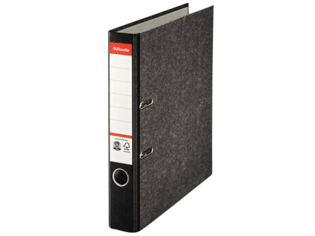 Ordner Esselte Standaard A4 50mm gewolkt karton zw