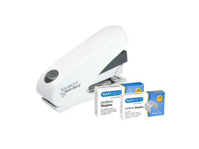 Nietmachine Rapesco Germ-Savvy Luna wit