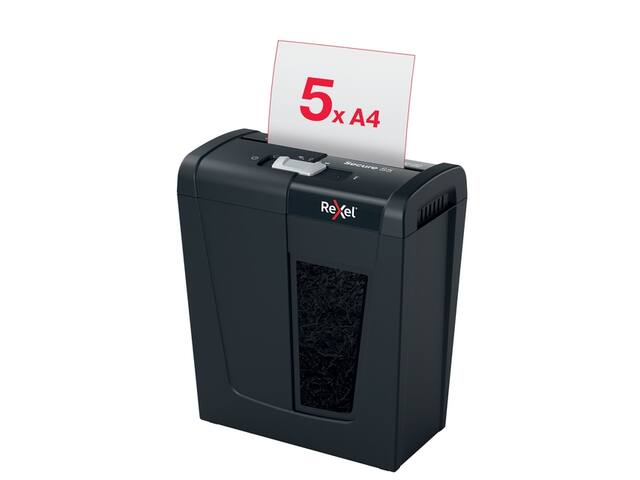 Papiervernietiger Rexel Secure S5 stroken 6mm