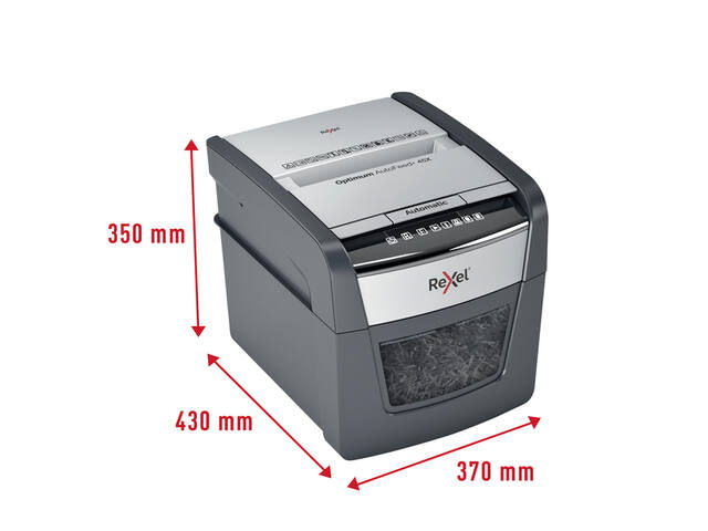 Papiervernietiger Rexel Optimum Auto 45X 4x28mm