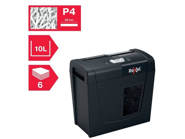 Papiervernietiger Rexel Secure X6 snippers 4x40mm