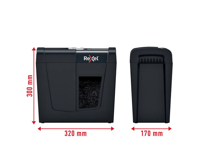 Papiervernietiger Rexel Secure X6 snippers 4x40mm