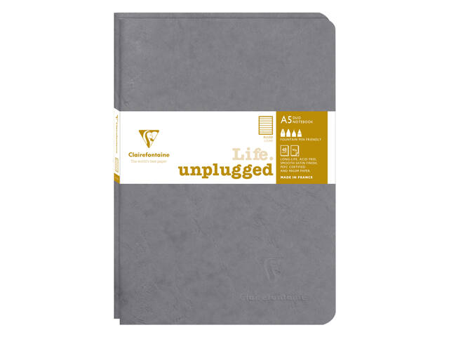 Schrift Clairefontaine A5 lijn 96pag 90gr gs 2st