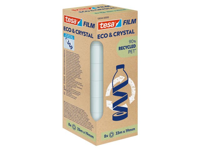 Plakband Tesa eco crystal 59044 19mmx33m tr