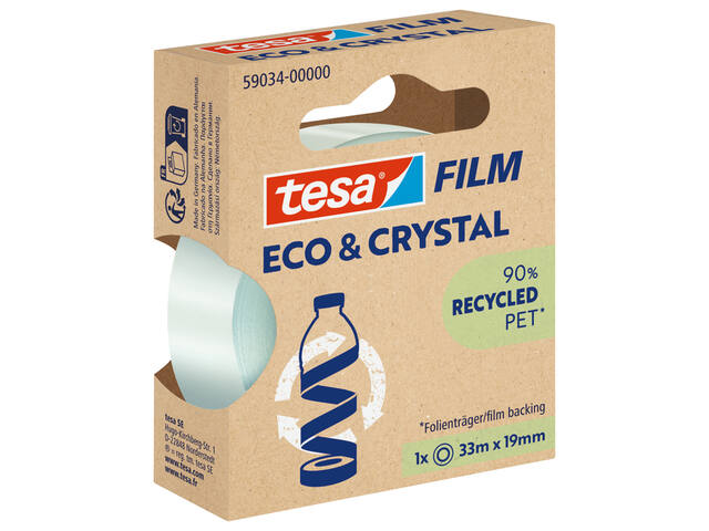 Plakband Tesa eco crystal 59034 19mmx33m tr