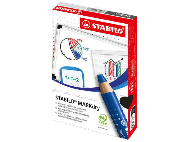 Whiteboardpotlood STABILO MARKdry 648/43 groen