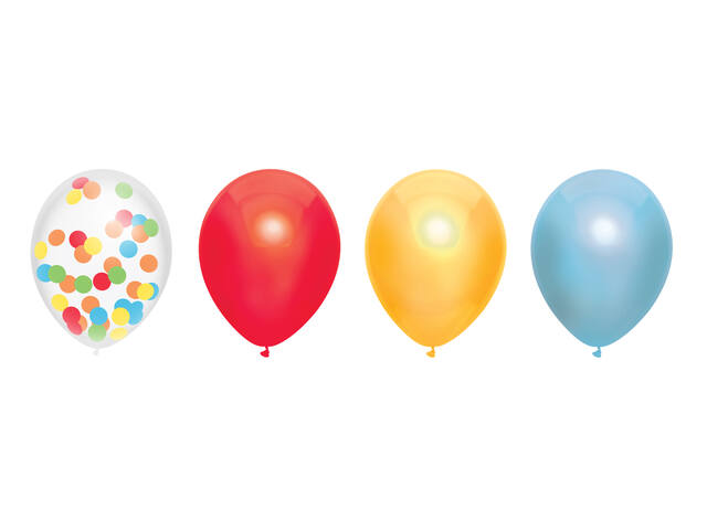 Ballonnen Haza Over The Rainbow 30cm 6st ass