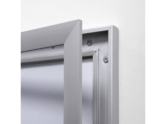 Vergrendelbaar Notitiebord Indoor Zilver 2x A4