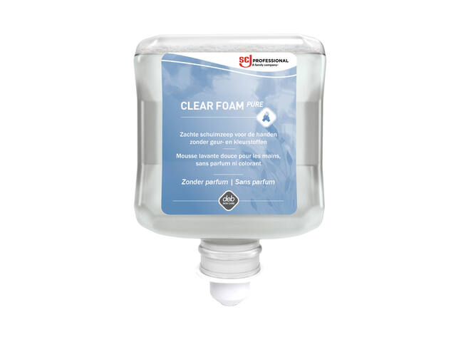 Handzeep SCJ Clear Foam Pure parfumvrij 1L