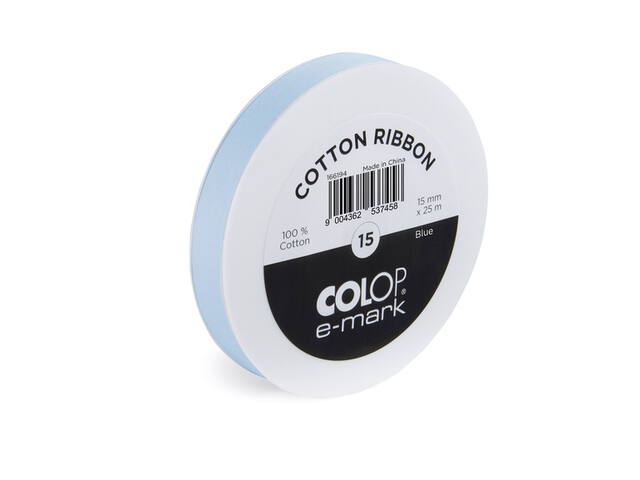 Lint Colop Emark 15mmx25m blauw