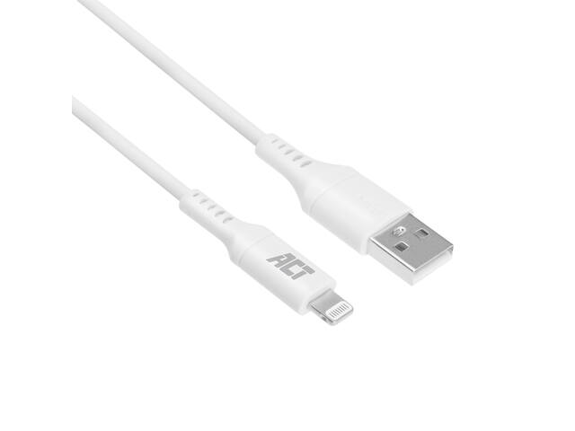 Kabel ACT USB 2.0 naar Lightning laad -en data 1m
