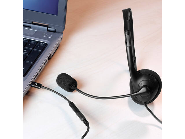 Adapter ACT USB-C naar 3.5mm audio jack 0.1 meter