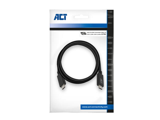 Kabel ACT USB 3.2 USB-C USB-IF gecert. 2 meter