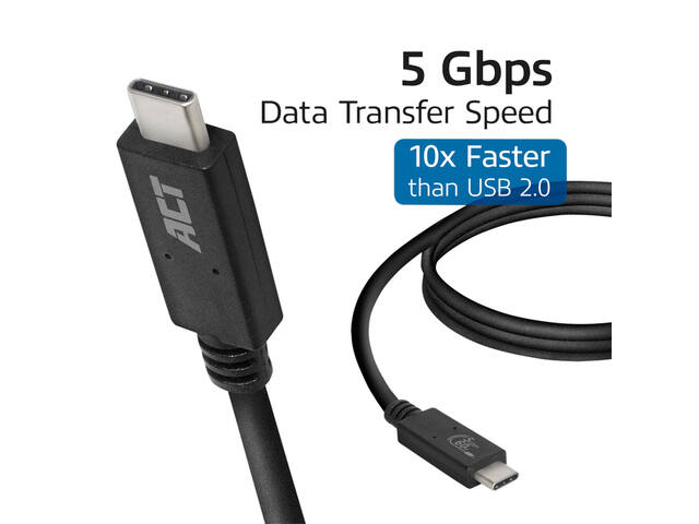 Kabel ACT USB 3.2 USB-C USB-IF gecert. 2 meter